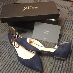 J. Crew Lily Suede Flats 10